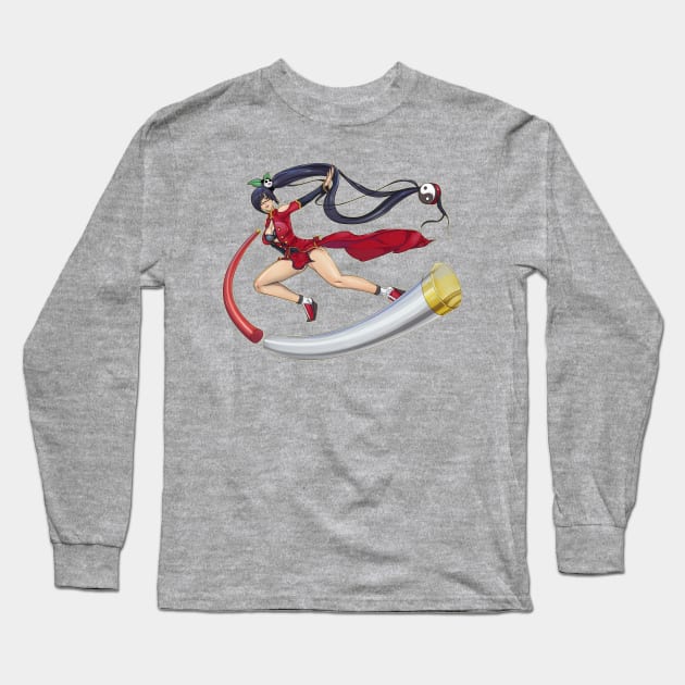 Litchi Faye Ling Long Sleeve T-Shirt by RFillustrations